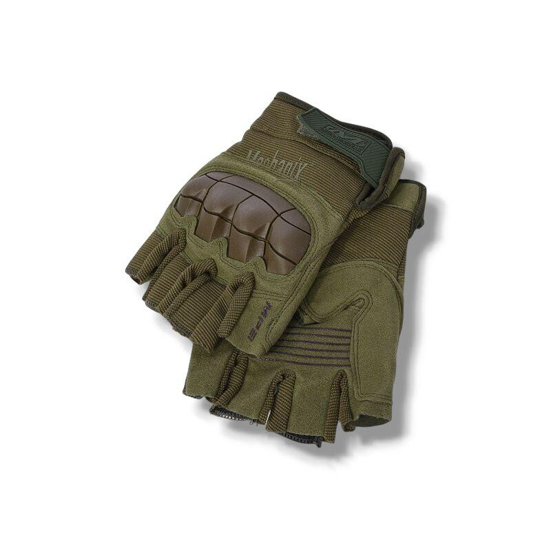 Тактичні безпалі рукавички із посиленою кісткою mechanix